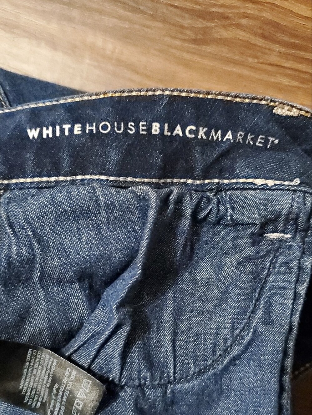 White House Black Market Indigo Straight-Leg Jeans - Picture 2 of 10